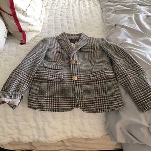 NWOT jcrew schoolboy blazer houndstooth